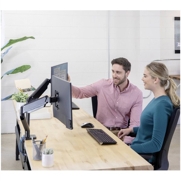 Fellowes Platinum Series supporto monitor doppio braccio