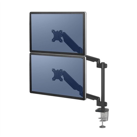 Fellowes Platinum Series braccio monitor doppio verticale