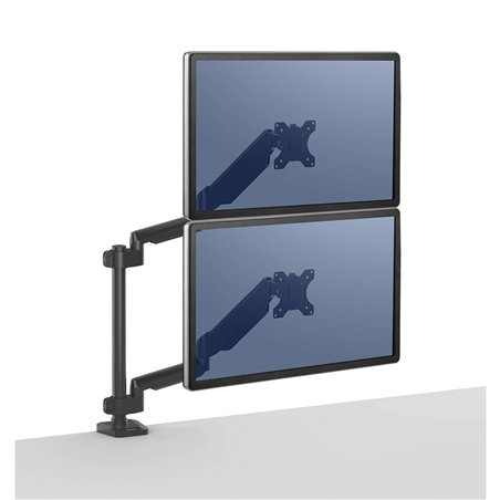 Fellowes Platinum Series braccio monitor doppio verticale