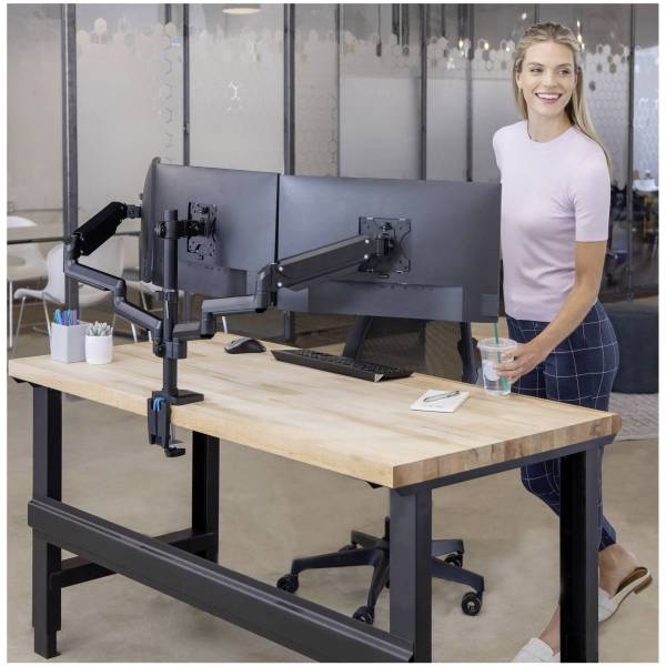 Fellowes Platinum Series braccio porta schermo triplo