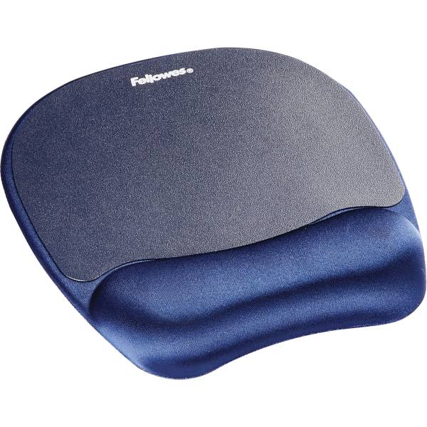 Fellowes Memory Foam tappetino mouse con poggiapolsi zaffiro