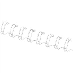 Fellowes dorsi per rilegatura bian. 6 mm