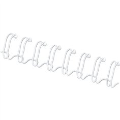 Fellowes dorsi per rilegatura bian. 12 mm