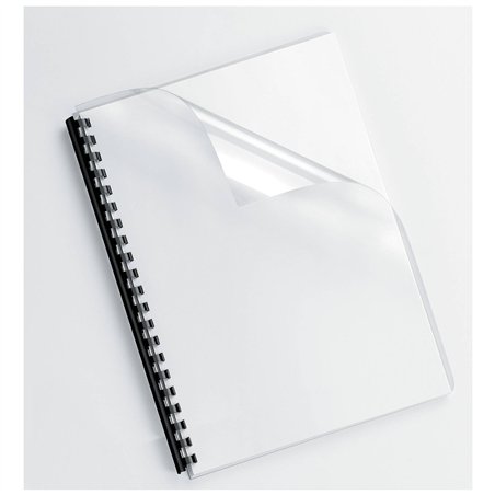 Fellowes cartellina A4 trasparente 300 Mikron