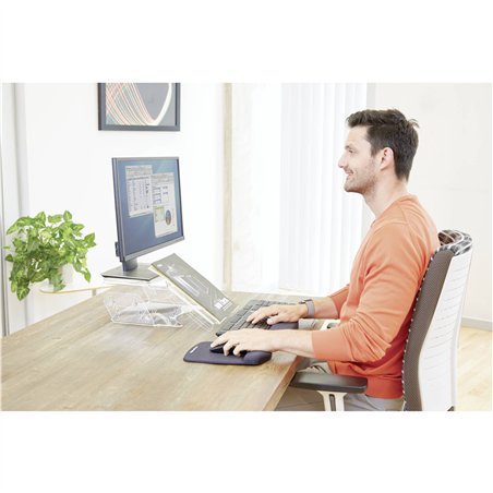 Fellowes Clarity supporto monitor regol. con portadocum.