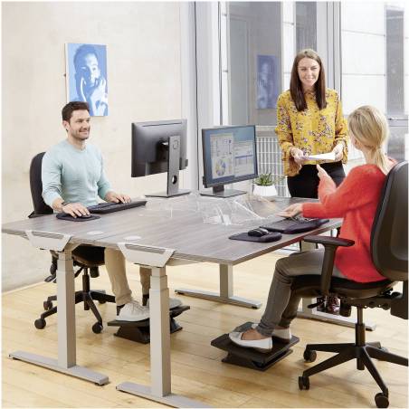 Fellowes Clarity supporto monitor regol. con portadocum.