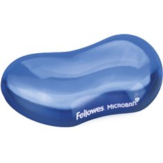 Fellowes Crystal Gel Flex poggiapolsi blu
