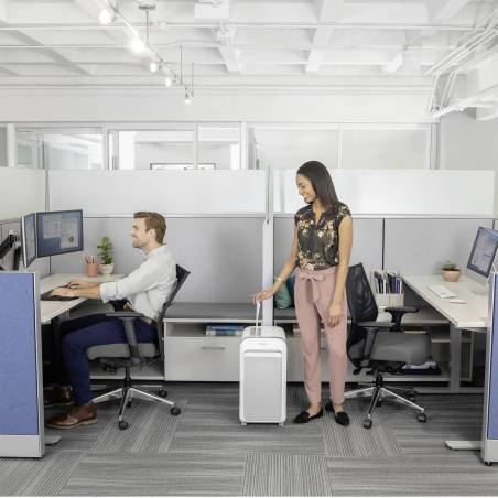 Fellowes Microshred LX 221 bianco (Micro Cut)