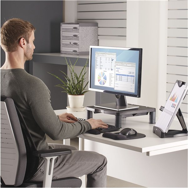 Fellowes Standard Monitor supporto nero/grigio