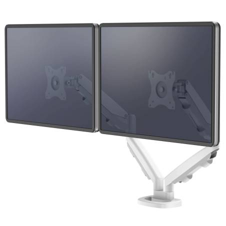 Fellowes Eppa braccio monitor doppio bianco