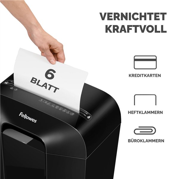 Fellowes Powershred LX 25 nero