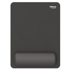 Fellowes Breyta XL tappetino mouse nero con poggiapolsi