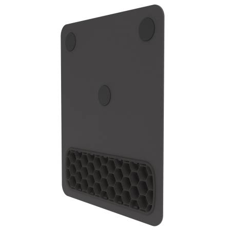 Fellowes Breyta XL tappetino mouse nero con poggiapolsi