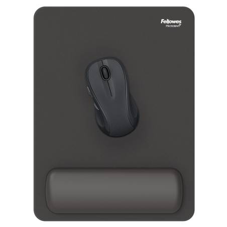 Fellowes Breyta XL tappetino mouse nero con poggiapolsi
