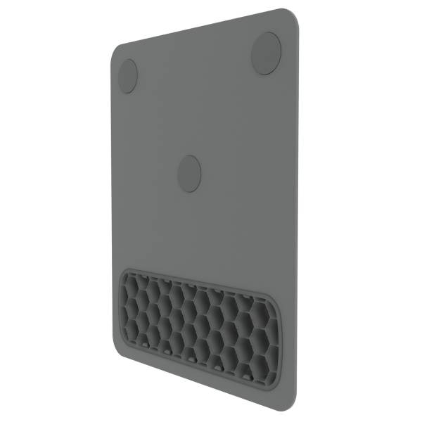 Fellowes Breyta XL tappetino mouse grigio con poggiapolsi