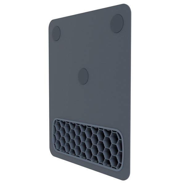 Fellowes Breyta XL mousepad blu con poggiapolsi