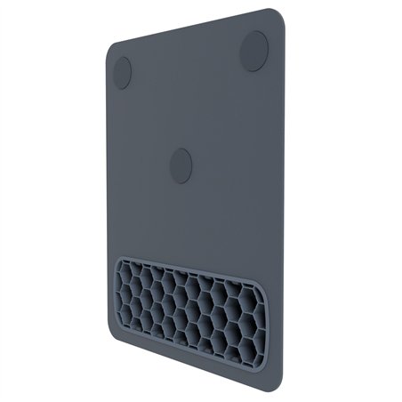 Fellowes Breyta XL mousepad blu con poggiapolsi