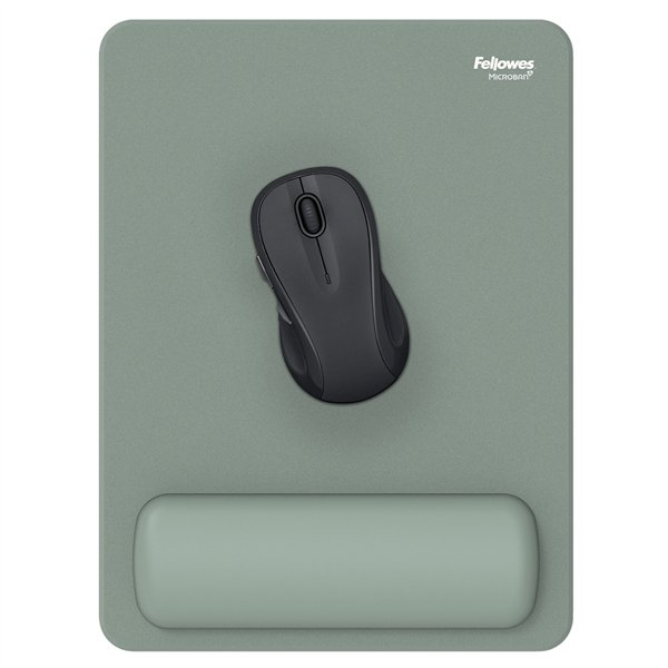 Fellowes Breyta XL mousepad verde salvia con poggiapolsi