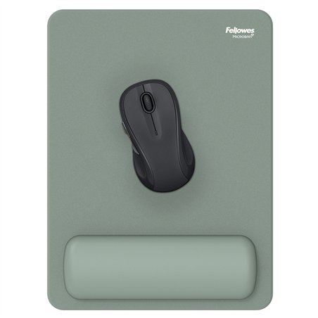 Fellowes Breyta XL mousepad verde salvia con poggiapolsi