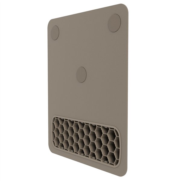 Fellowes Breyta XL tappetino mouse sabbia con poggiapolsi