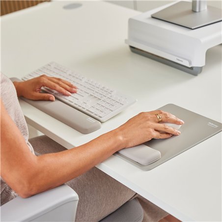 Fellowes Breyta XL tappetino mouse sabbia con poggiapolsi