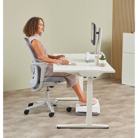 Fellowes Breyta XL tappetino mouse sabbia con poggiapolsi