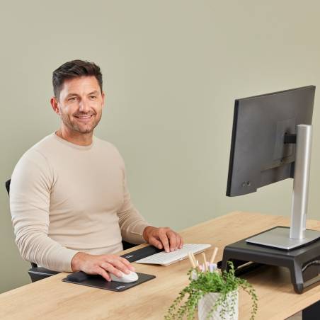 Fellowes Breyta nero poggiapolsi da tastiera 32 cm