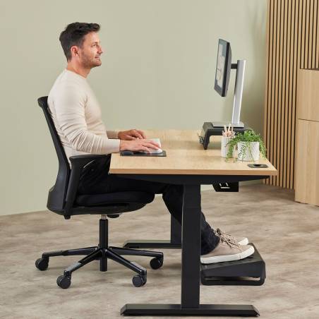 Fellowes Breyta nero poggiapolsi da tastiera 32 cm