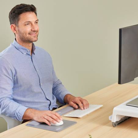 Fellowes Breyta grigio poggiapolsi da tastiera  32 cm