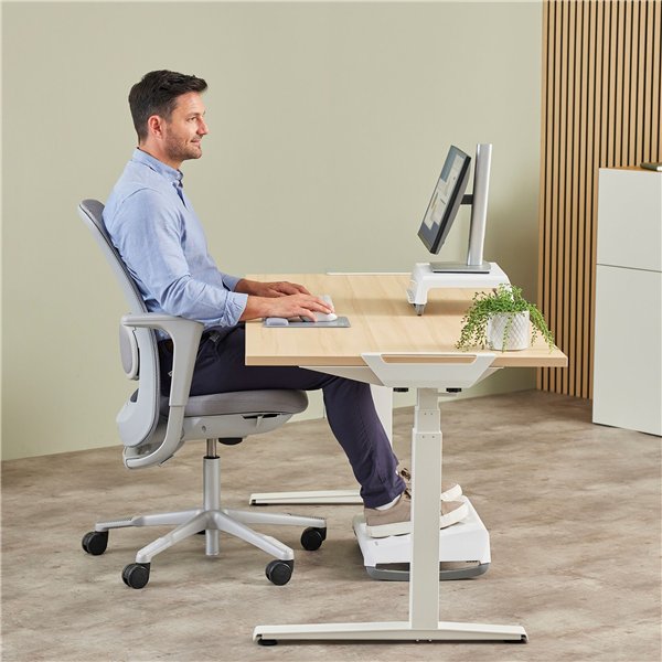 Fellowes Breyta grigio poggiapolsi da tastiera  32 cm