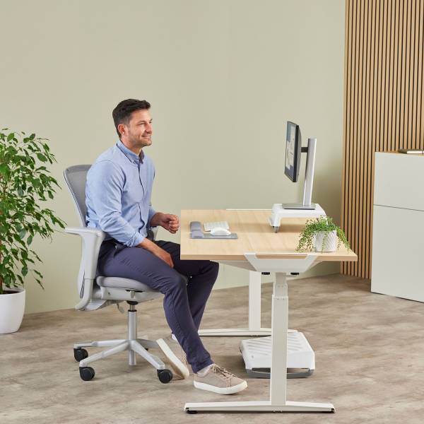 Fellowes Breyta grigio poggiapolsi da tastiera  32 cm