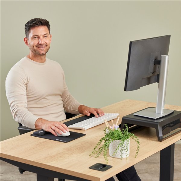 Fellowes Breyta nero poggiapolsi da tastiera  47 cm