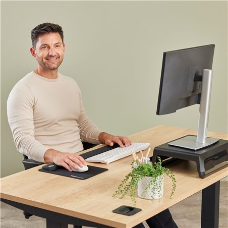 Fellowes Breyta nero poggiapolsi da tastiera  47 cm