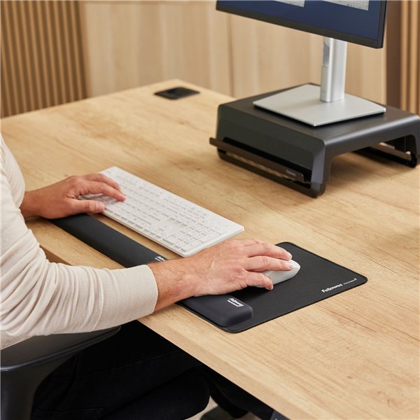 Fellowes Breyta nero poggiapolsi da tastiera  47 cm