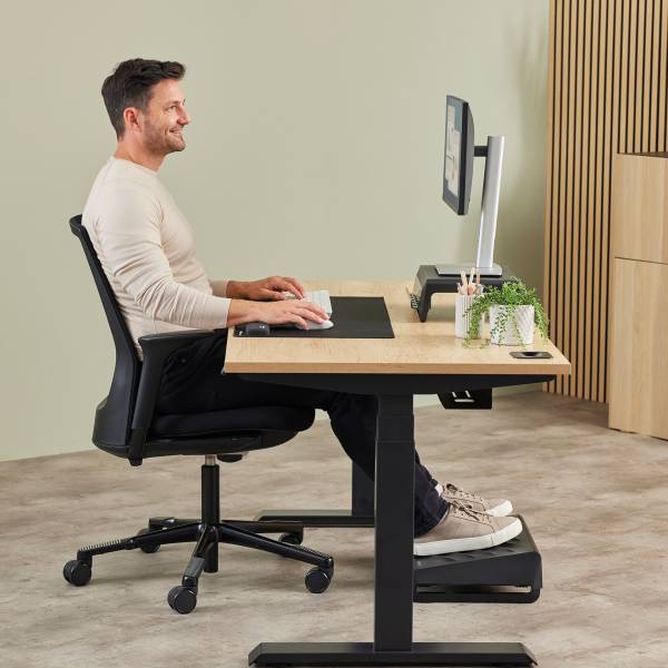 Fellowes Breyta nero poggiapolsi da tastiera  47 cm