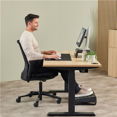 Fellowes Breyta nero poggiapolsi da tastiera  47 cm