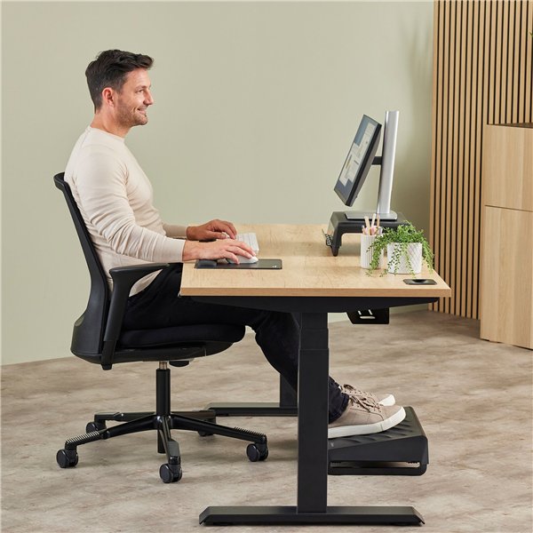 Fellowes Breyta nero poggiapolsi da tastiera  47 cm