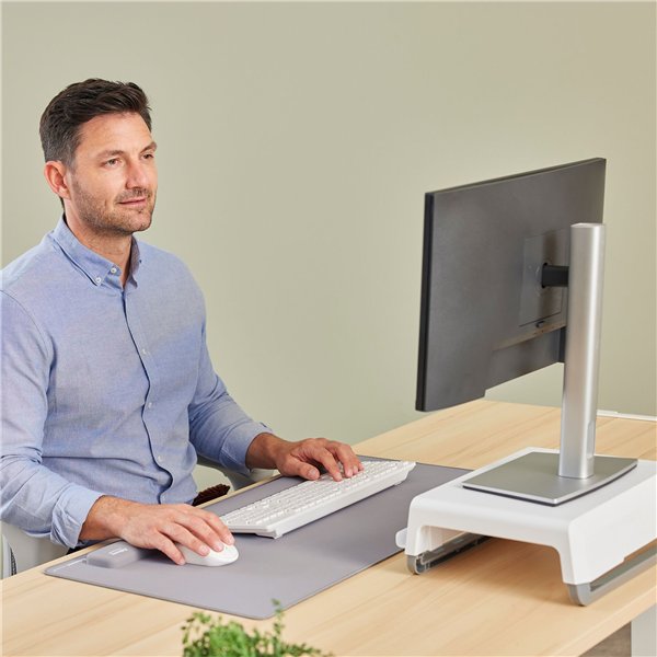 Fellowes Breyta grigio poggiapolsi da tastiera 47 cm