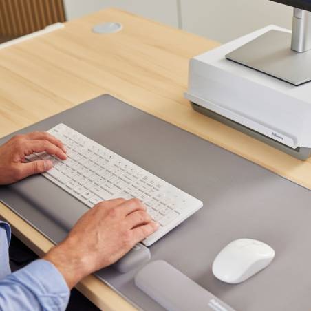 Fellowes Breyta grigio poggiapolsi da tastiera 47 cm