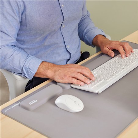Fellowes Breyta grigio poggiapolsi da tastiera 47 cm