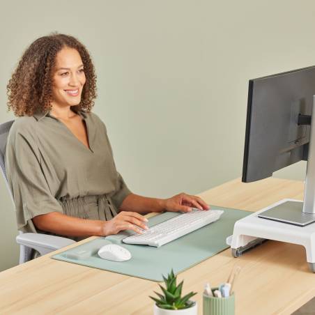 Fellowes Breyta verde savia poggiapolsi da tastiera 47 cm