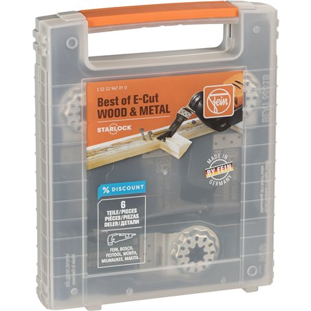 Fein Best of E-Cut Starlock legno e metallo