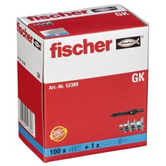 Fischer tasselli cartongesso GK 100 pz. 2