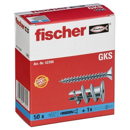 Fischer tasselli cartongesso GK S 50 pz.