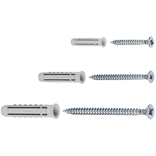 Fischer FIXtainer - SX tasselli e viti valigetta (210)