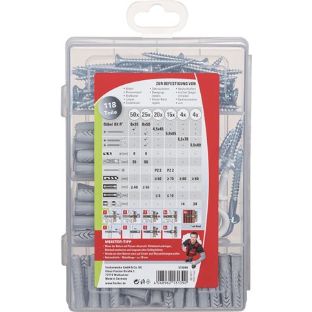 Fischer MeisterBox UX + viti + ganci