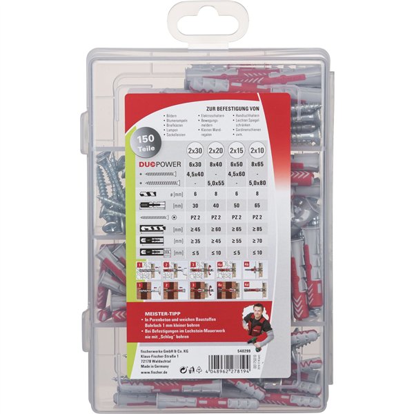 Fischer MeisterBox DuoPower corto/lungo +  viti