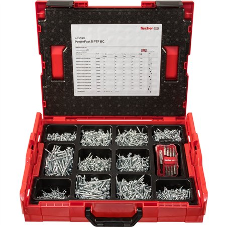 Fischer PowerFast II L-BOXX PanHead set viti