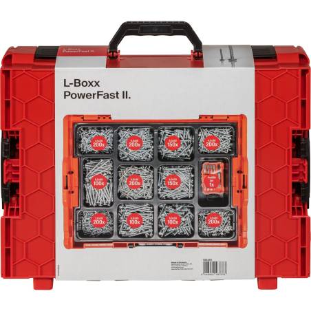 Fischer PowerFast II L-BOXX PanHead set viti