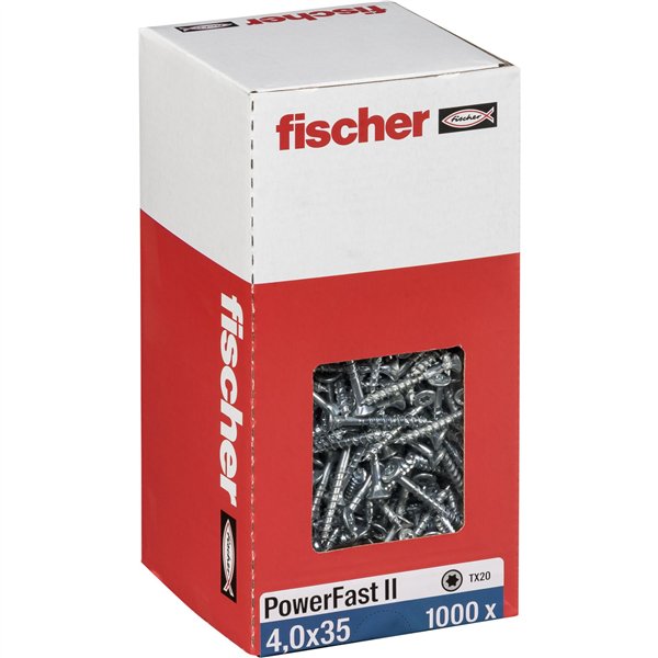 Fischer PowerFast II 4,0x35 SK TX TG blvz 1000